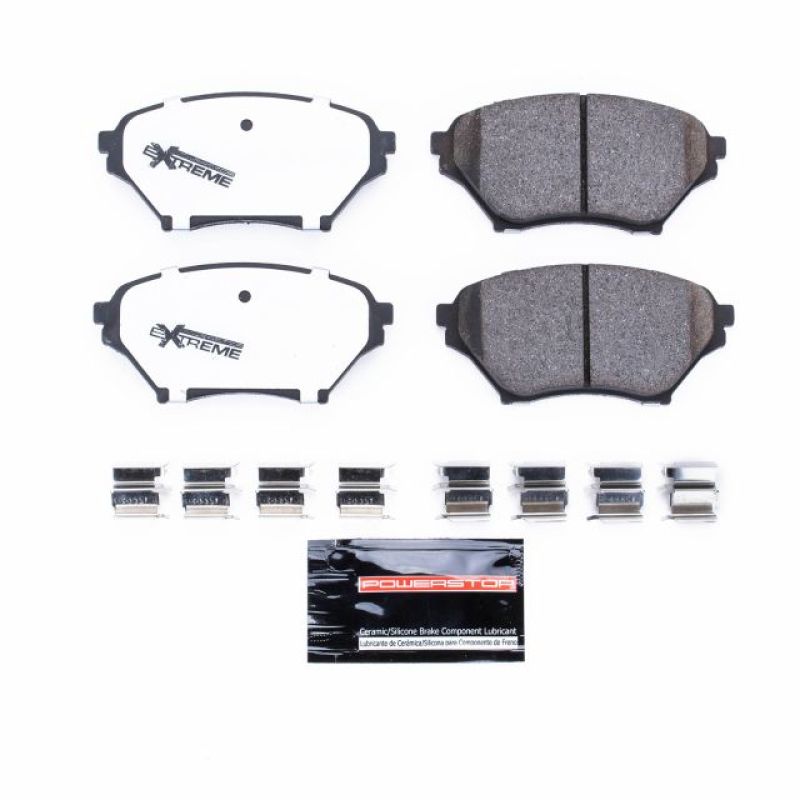 Power Stop 01-05 Mazda Miata Front Z26 Extreme Street Brake Pads w/Hardware-thumbmail-1