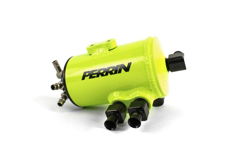 Perrin 02-14 Subaru WRX / 04-19 STI with FMIC Air Oil Separator - Neon Yellow-thumbmail-4