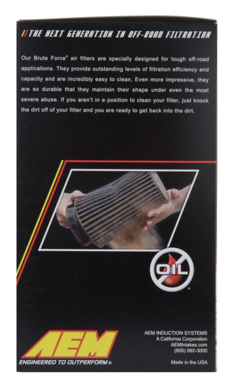AEM Dryflow 3.5in. X 7in. Round Tapered Air Filter-thumbmail-14