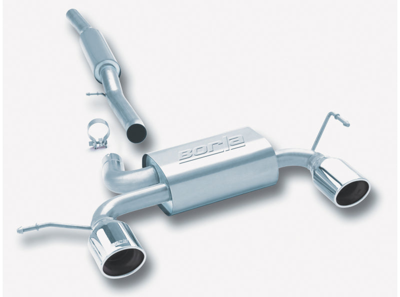 Borla 01-06 Audi TT Quattro 1.8T 225HP MT AWD 2dr Single Split Rear Exit SS Catback Exhaust-thumbmail-2