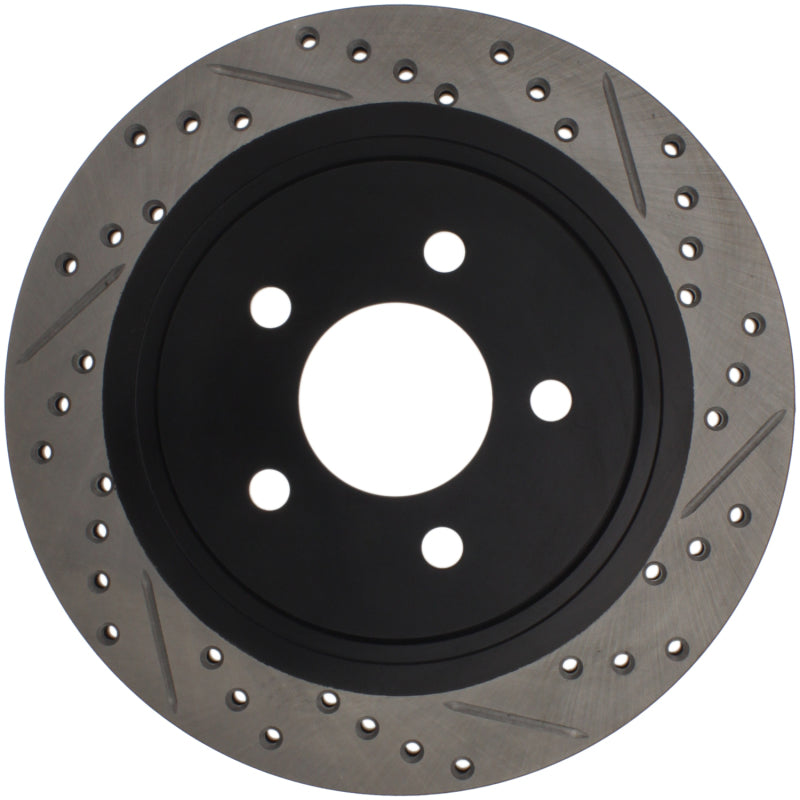 StopTech 05-10 Ford Mustang Slotted & Drilled Left Rear Rotor-thumbmail-12