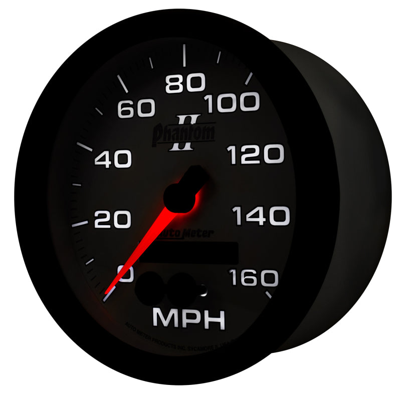 Autometer Phantom II 5in 0-140MPH In-Dash Electronic GPS Programmable Speedometer-thumbmail-4