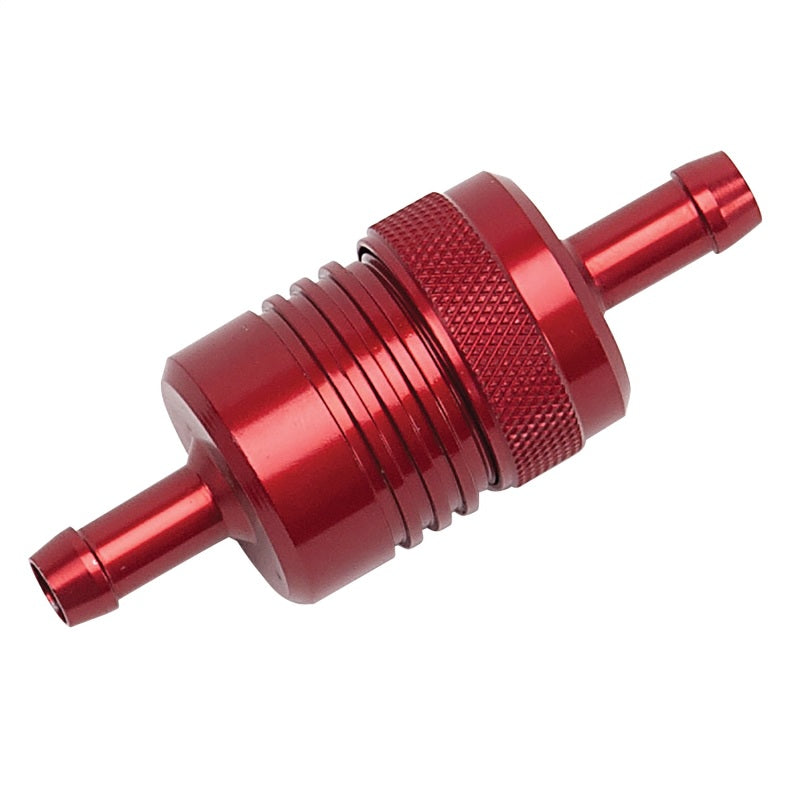 Russell Performance Red Street Fuel Filter (3in Length 1-1/8in diameter 5/16in inlet/outlet)-thumbmail-10