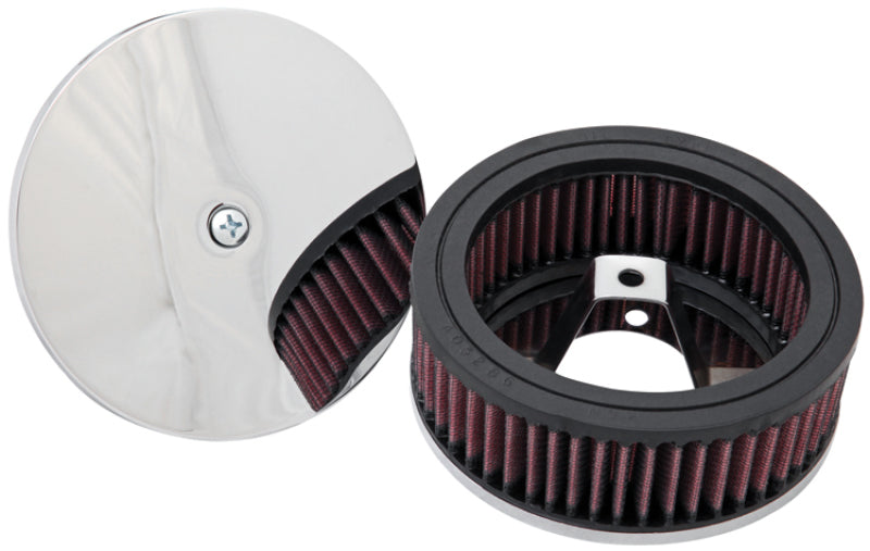 K&N 4in ID / 5.5in OD / 2in H Custom Assembly Filter designed to fit Harley-Davidson Motorcycle-thumbmail-4