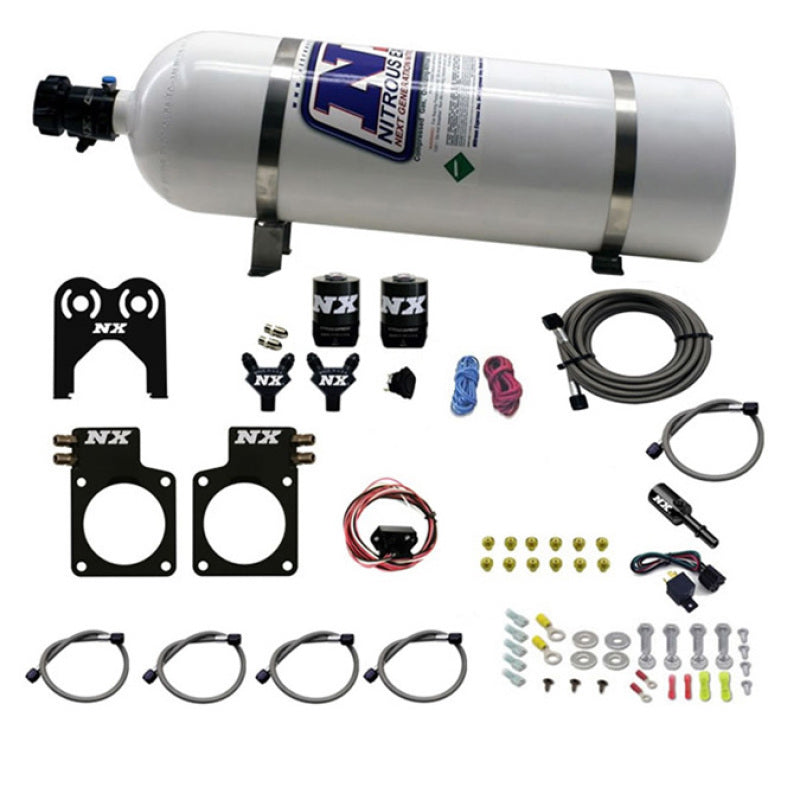 Nitrous Express Nissan GT-R Nitrous Plate Kit (35-300HP) w/15lb Bottle-thumbmail-2