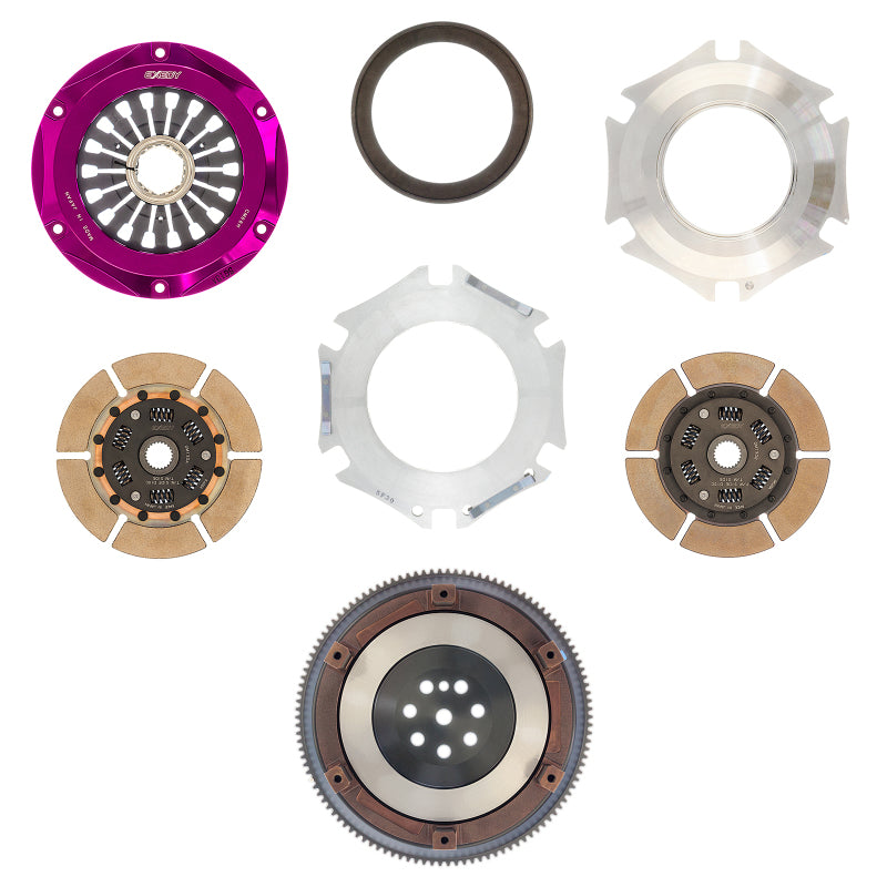 Exedy 1996-2006 Mitsubishi Lancer Evolution L4 Hyper Twin Cerametallic Clutch Sprung-thumbmail-6
