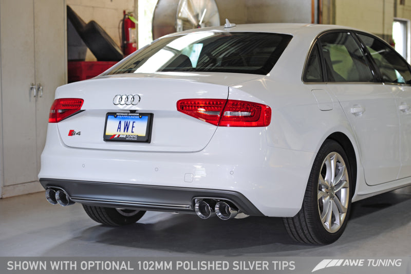 AWE Tuning Audi B8.5 S4 3.0T Touring Edition Exhaust System - Chrome Silver Tips (102mm)-thumbmail-10