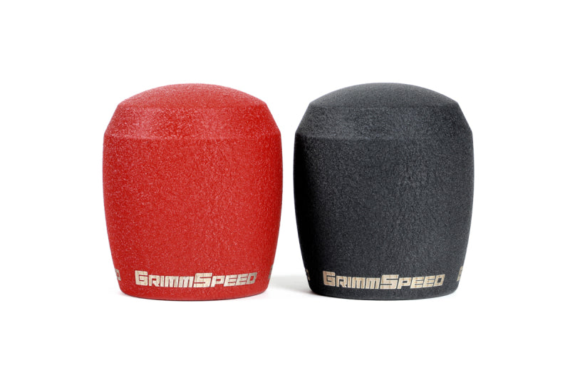GrimmSpeed Stubby Shift Knob Stainless Steel Black - M12x1.25-thumbmail-5