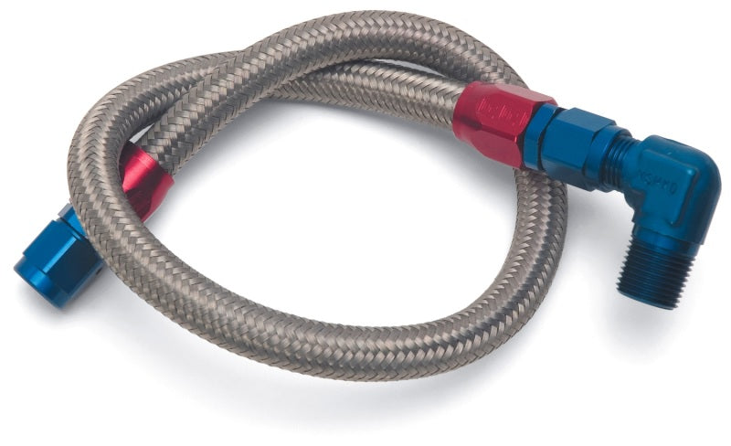 Edelbrock Fuel Line Braided Stainless for SBC ( Use w/ 8134 )-thumbmail-4