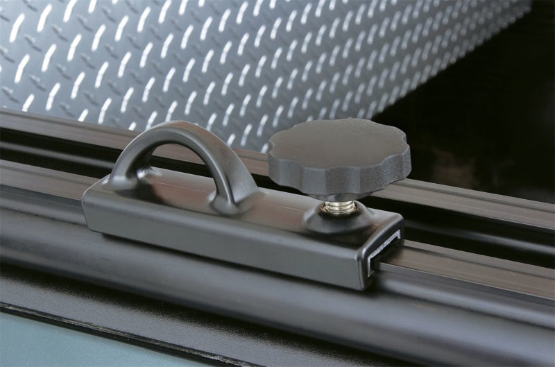 Thule TracRac Base Rail Tiedowns (TracRac SR & Utility Rack Only) 2 Pack - Black-thumbmail-3