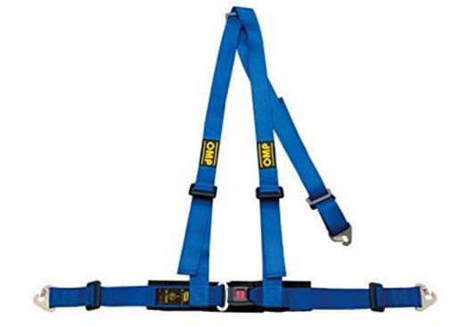 OMP 3 Point Harness - Blue