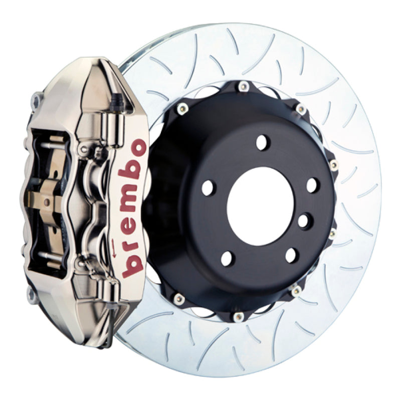 Brembo 17+ LC500/18+ LS500 Rear GTR BBK 4 Piston Billet 380x28 2pc Rotor Slotted Type3- Nickel-thumbmail-1
