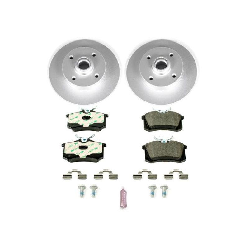 Power Stop 99-02 Volkswagen Cabrio Rear Euro-Stop Brake Kit-thumbmail-1
