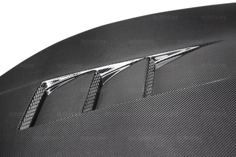 Seibon 2016-2018 Honda Civic Coupe/Sedan/Hatchback TS-Style Carbon Fiber Hood-thumbmail-6