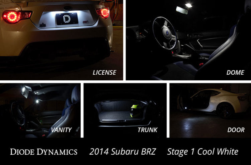 Diode Dynamics Subaru BRZ Interior Kit Stage 2 - Red