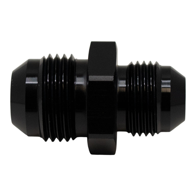 DeatschWerks 10AN Male Flare to 8AN Male Flare Reducer Straight - Anodized Matte Black-thumbmail-2