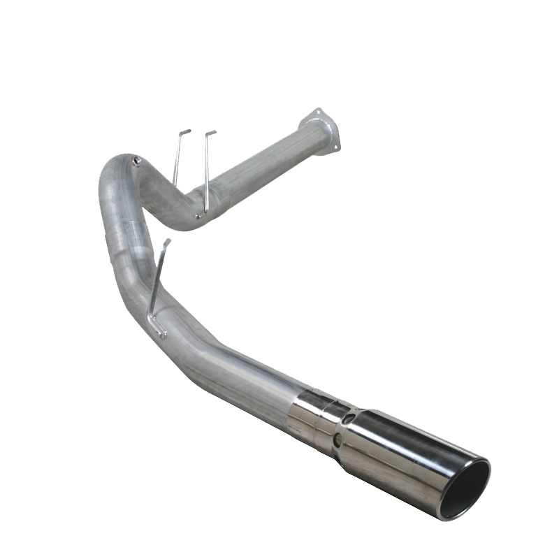 Diamond Eye KIT 4in DPF-BACK SGL AL 15-16 FORD POWERSTROKE 6.7L F250/F350-thumbmail-1