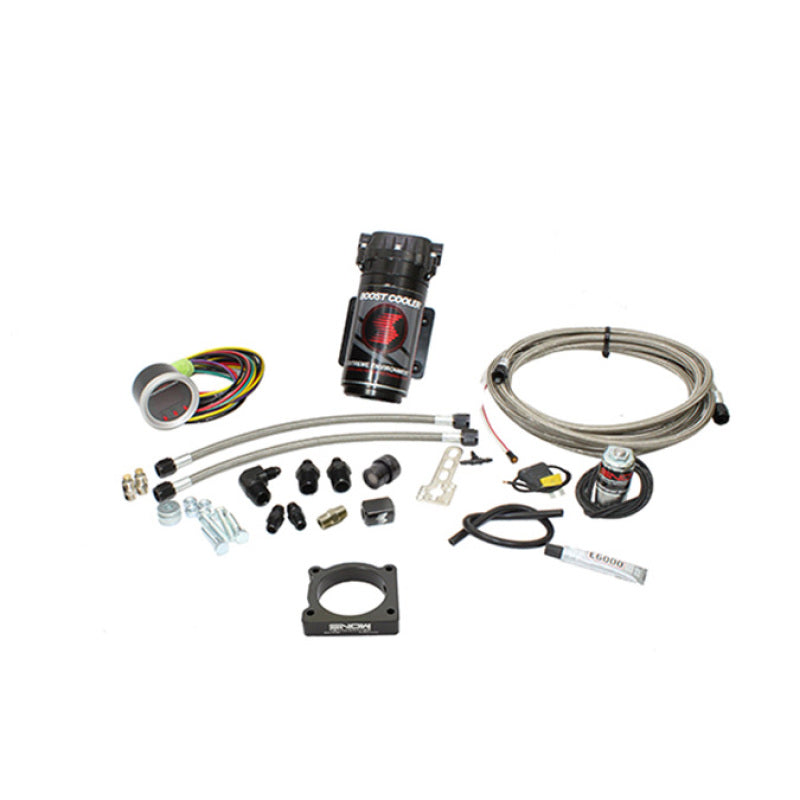 Snow Performance 08-15 Evo Stg 2 Boost Cooler Water Inj. Kit (SS Braided Line/4AN Fittings) w/o Tank-thumbmail-1
