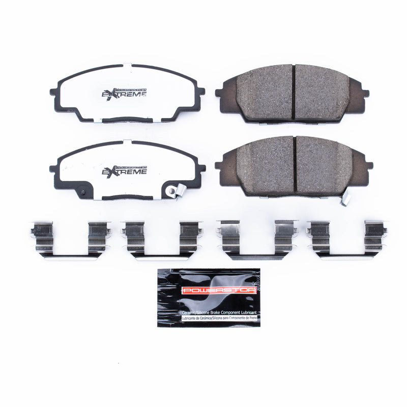 Power Stop 07-10 Acura CSX Front Z26 Extreme Street Brake Pads w/Hardware-thumbmail-2