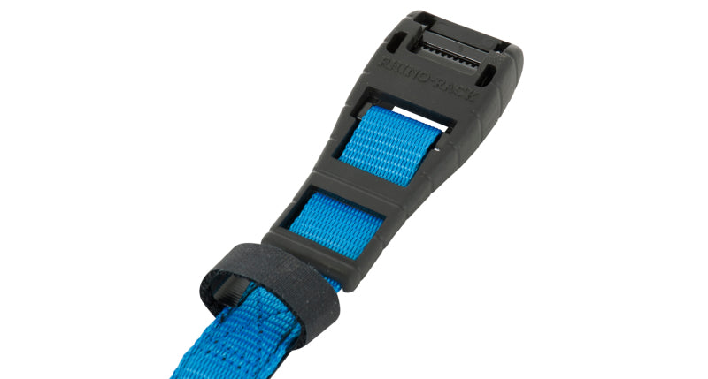 Rhino-Rack Rapid Tie Down Straps w/Buckle Protector - 5.5m/18ft - Pair - Blue-thumbmail-2