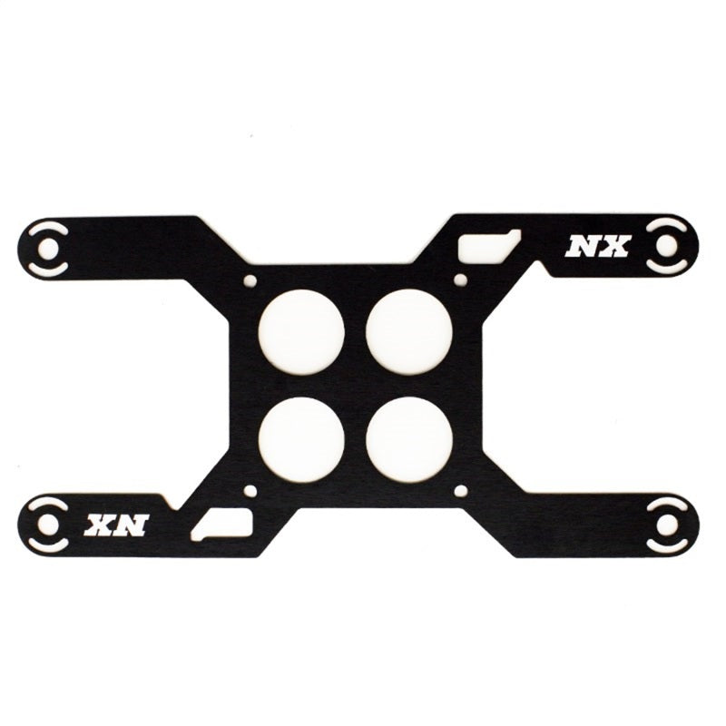 Nitrous Express Carb Plate Solenoid Bracket for Dominator (4 Solenoid)-thumbmail-2