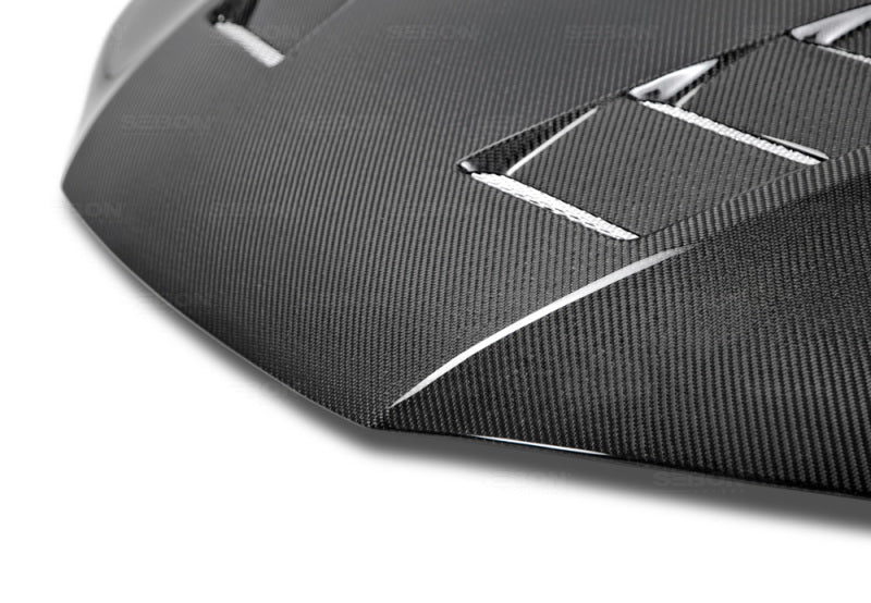 Seibon 14-15 Honda Civic 2dr TS-Style Carbon Fiber Hood-thumbmail-6