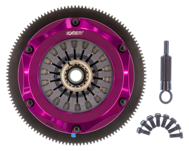 Exedy 2004-2014 Subaru Impreza WRX STI H4 Hyper Twin Cerametallic Clutch Sprung Disc Pull Type-thumbmail-6