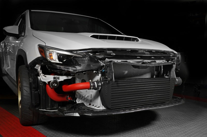 Perrin 22-23 Subaru WRX Front Mount Intercooler Kit (Red Tubes & Black Core)-thumbmail-24