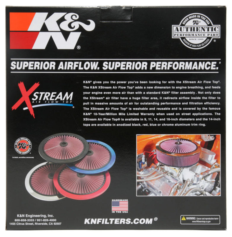 K&N X-Stream Top Round Lid 9 inch Outside Diameter-thumbmail-15