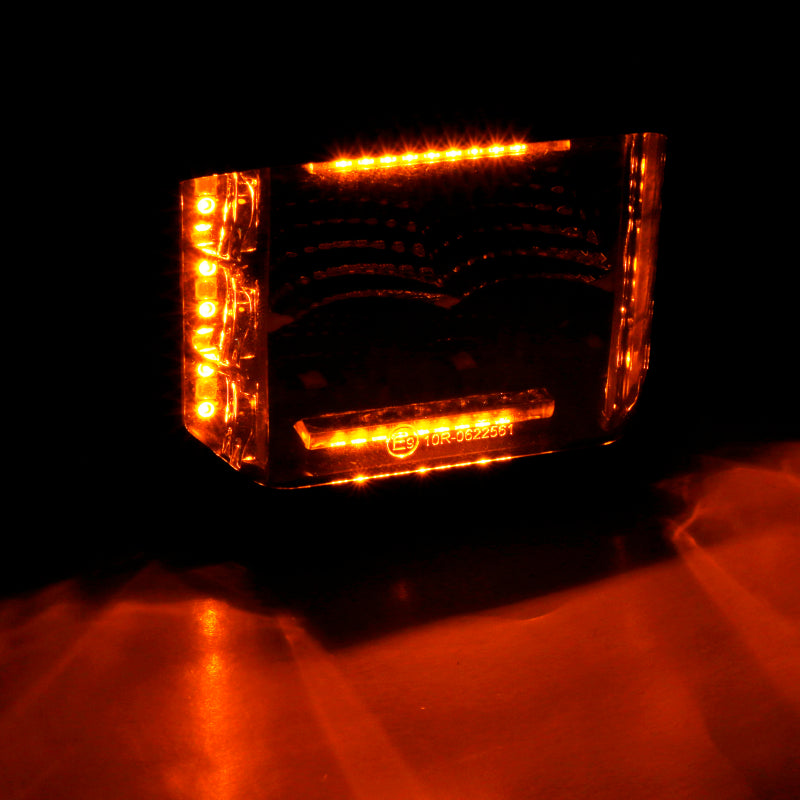 Go Rhino Xplor Blackout Combo Series Cube Sideline LED Flood Lights w/Amber 4x3 - Blk (Pair)-thumbmail-4