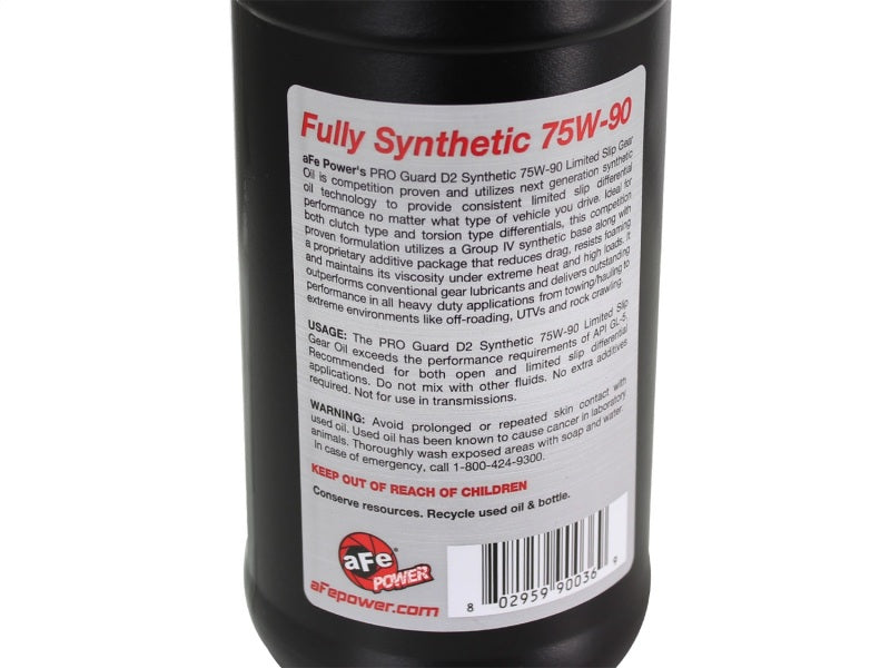 aFe Pro Guard D2 Synthetic Gear Oil, 75W90 1 Quart-thumbmail-5