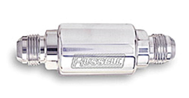 Russell Performance Polished Aluminum (3in Length 1-1/4in dia. -6 male inlet/outlet)-thumbmail-3