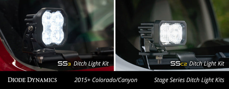Diode Dynamics 15-21 Colorado/Canyon SS3 LED Ditch Light Kit - Yellow Pro Combo-thumbmail-8