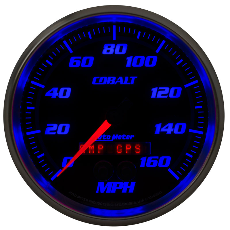 Autometer Cobalt 5in 0-140MPH In-Dash Electronic GPS Programmable Speedometer-thumbmail-5