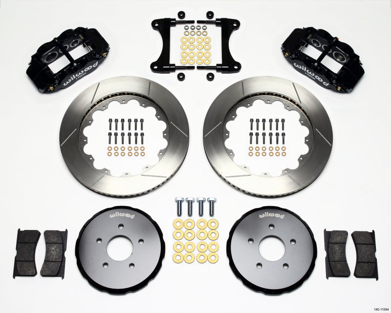 Wilwood Narrow Superlite 6R Front Hat Kit 14.00in Nissan 370Z/Fiti G37-thumbmail-1
