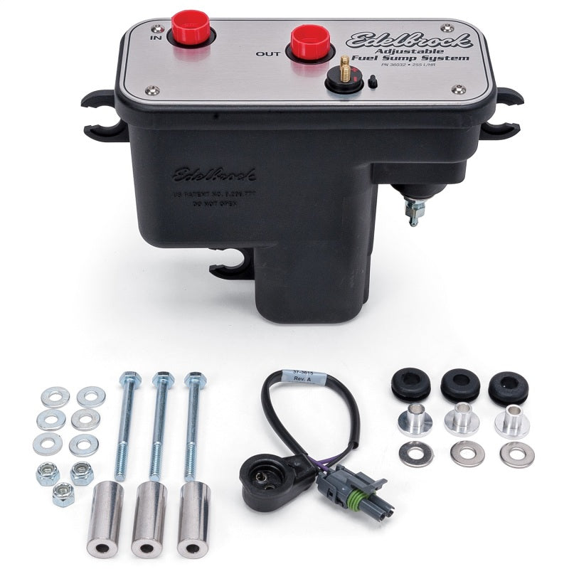 Edelbrock Fuel System Universal Fuel Sump Module Adjustable Fuel Sump Tank Only 255 LPH-thumbmail-4