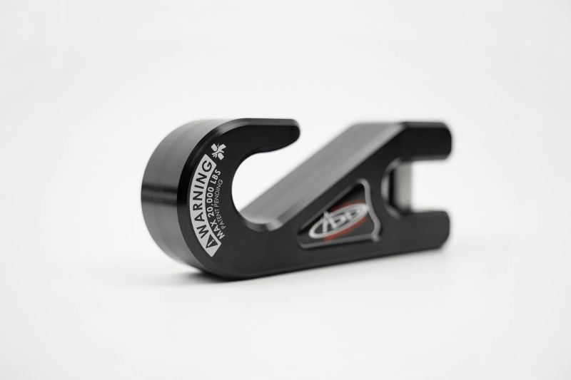 Addictive Desert Designs 1-5/16in Winch Fairlead Plate w/ Recessed Round End Hook - Black-thumbmail-4