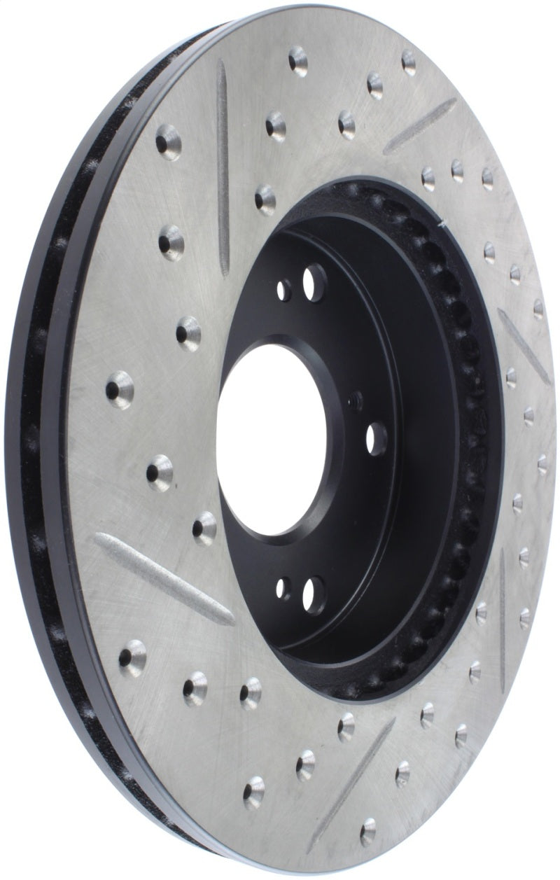 StopTech 02-06 Acura RSX Slotted & Drilled Left Front Rotor-thumbmail-6