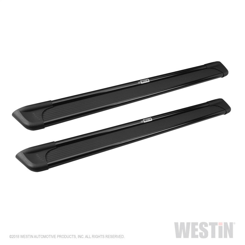 Westin Sure-Grip Aluminum Running Boards 79 in - Black-thumbmail-3