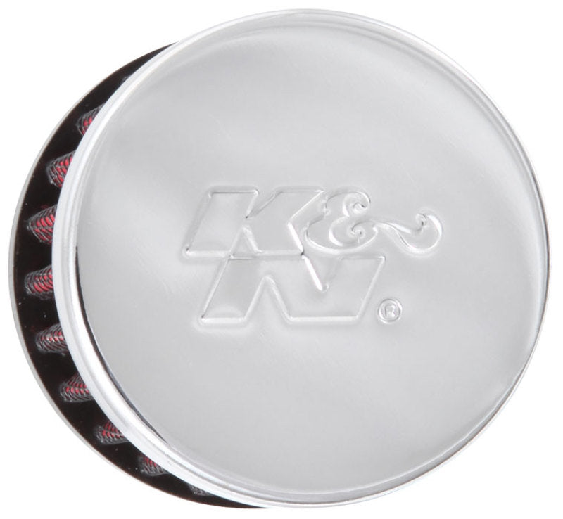 K&N Clamp On Rubber Base Crankcase Vent Filter 0.375in Flange ID x 2in OD x 1.5in Height-thumbmail-4