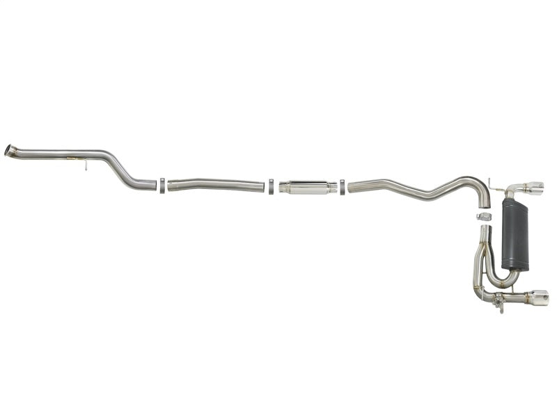 aFe MACH Force-Xp 3in 304 SS Cat-Back Exhaust w/Polished Tips 12-15 BMW 335i (F30) L6 3.0L (t) N55-thumbmail-8