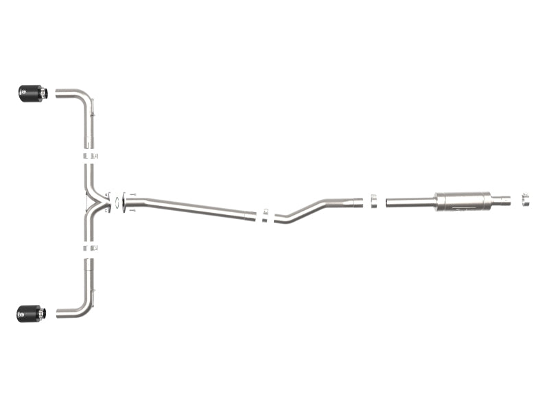 aFe Takeda 2-1/2in 304 SS Cat-Back Exhaust w/ Black Tips 14-18 Mazda 3 L4 2.0L/2.5L-thumbmail-11