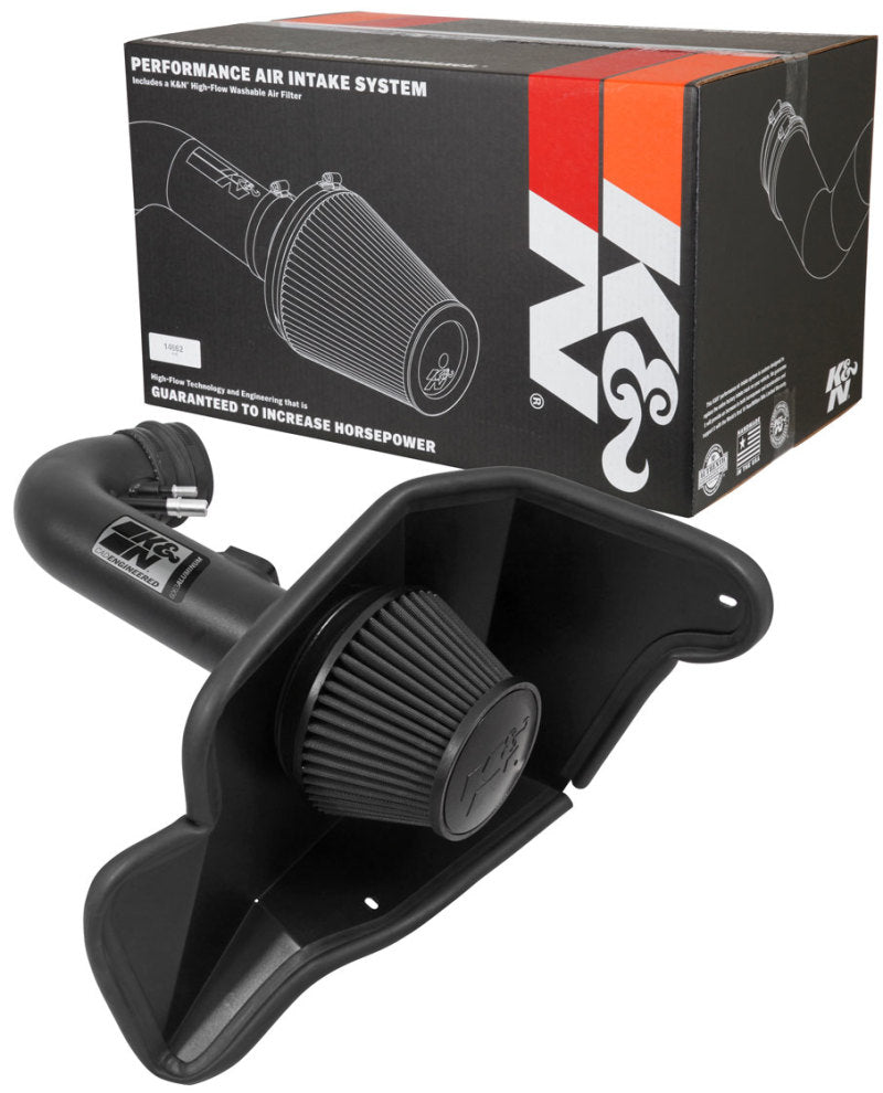 K&N 2015 Ford Mustang GT 5.0L V8 Black Performance Intake Kit-thumbmail-18