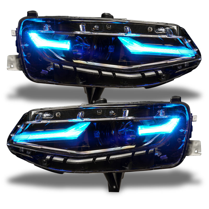 Oracle 19-21 Chevy Camaro LS/LT RGB+A Headlight DRL Upgrade Kit - ColorSHIFT w/ BC1 Controller-thumbmail-24