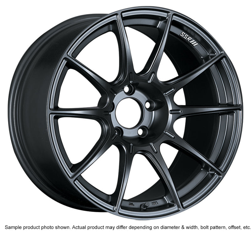 SSR GTX01 18x10.5 5x114.3 22mm Offset Flat Black Wheel G35 / 350z / 370z-thumbmail-1