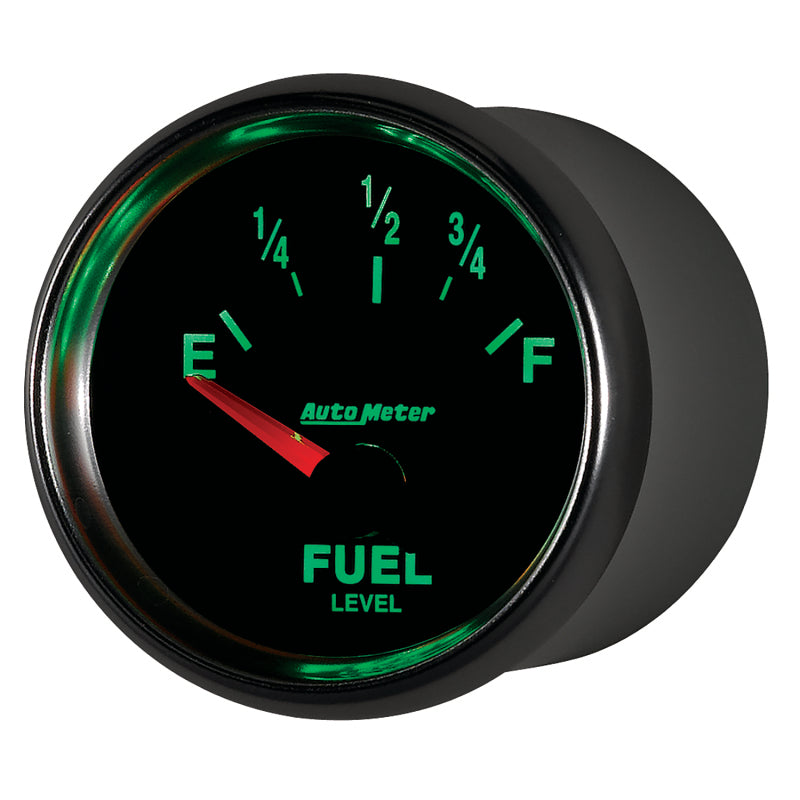 Autometer GS 52mm 0-90 ohms Short Sweep Electronic Fuel Level GM Gauge-thumbmail-5