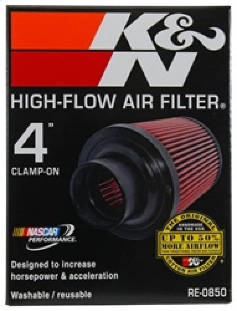 K&N Universal Air Filter (4in. Flange / 6in. Base OD / 4-5/8in. Top OD / 6in. Height)-thumbmail-18