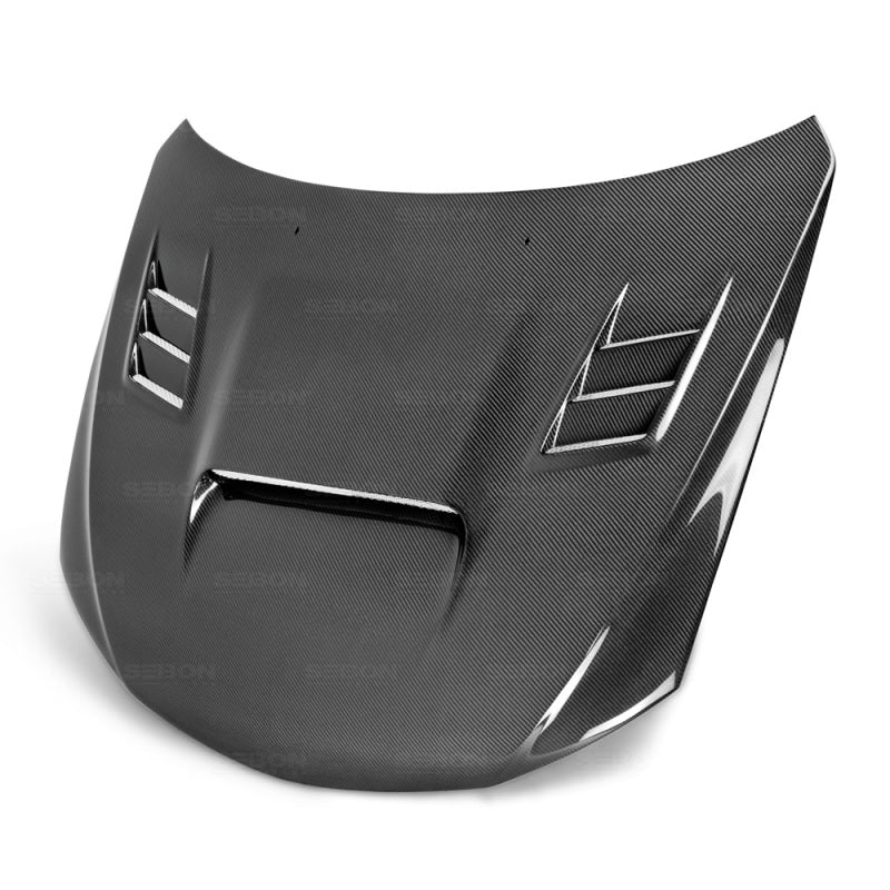 Seibon 08-09 Subaru WRX/STi CW-style Carbon Fiber Hood-thumbmail-7