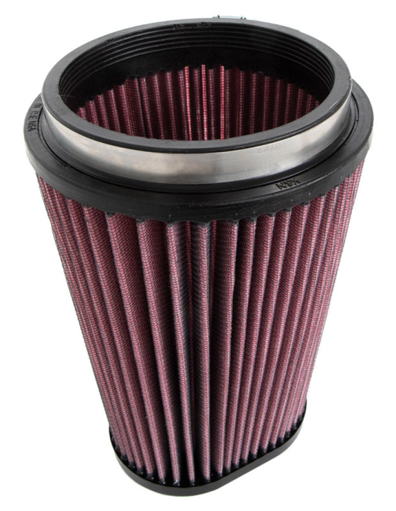 K&N Universal Round Clamp-On Air Filter 4-1/2in FLG, 5-7/8in B, 3-1/4in X 4-1/2in T, 8in H-thumbmail-2