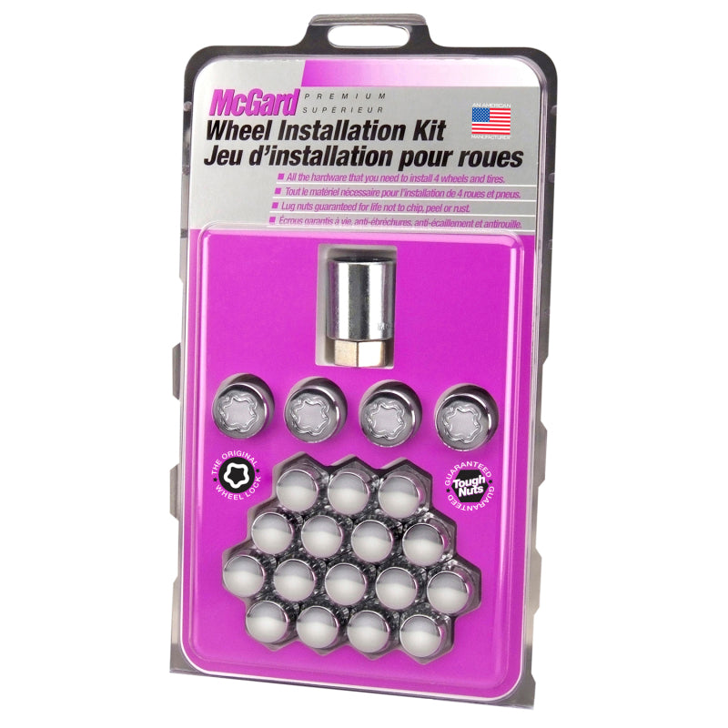 McGard 5 Lug Hex Install Kit (Clamshell) w/Locks (Cone Seat Nut) M12X1.5 / 13/16 Hex - Chrome-thumbmail-7